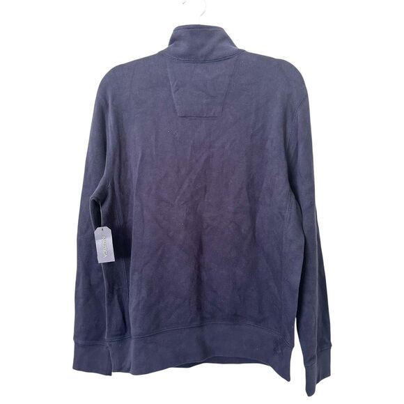 NAUTICA Windward Half Zip Sweatshirt Navy NWT Medium - Picture 3 of 5